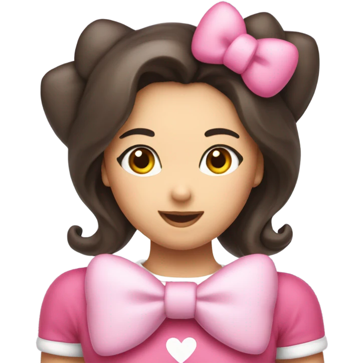 Hello kitty heart  emoji