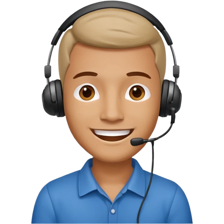 call center man emoji