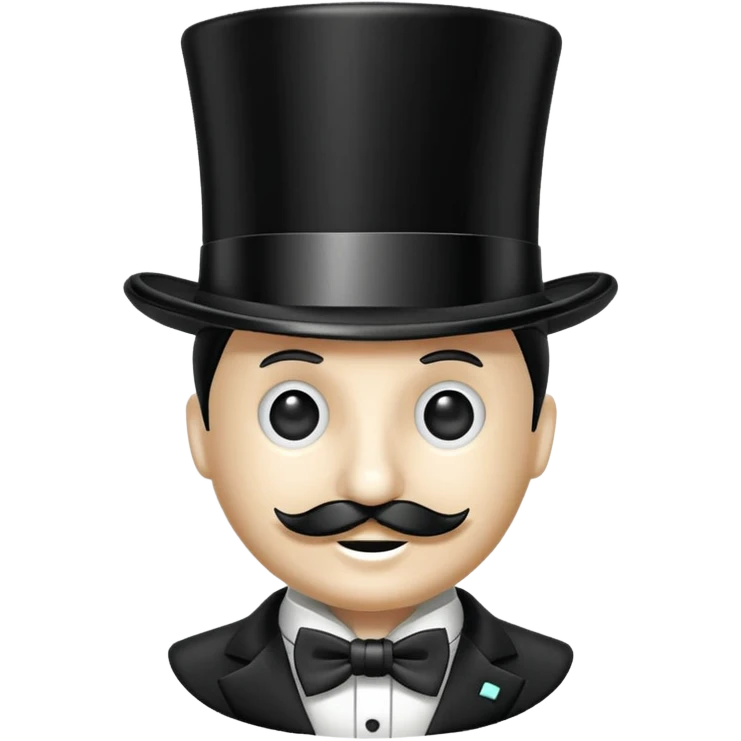 monopoly top hat emoji