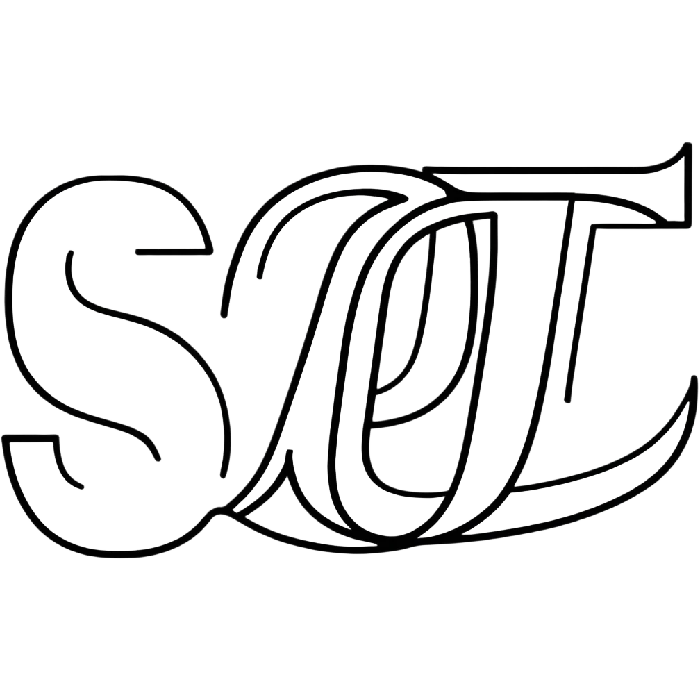 connected flowing BLK letters with silver outline, where all letters are joined together in one continuous design emoji