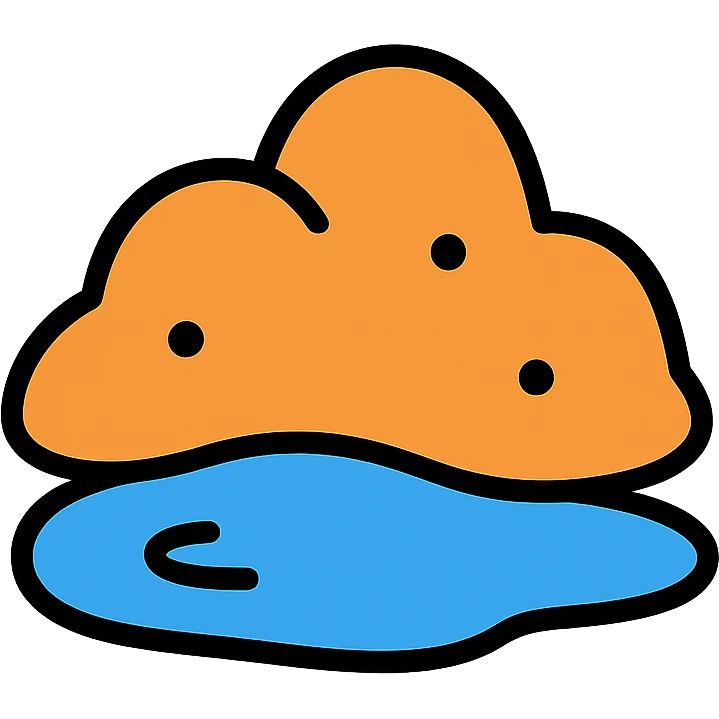 wet soil emoji