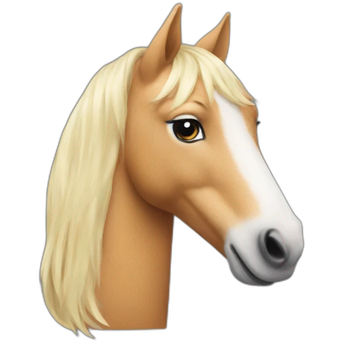 Fuchs blond horse emoji
