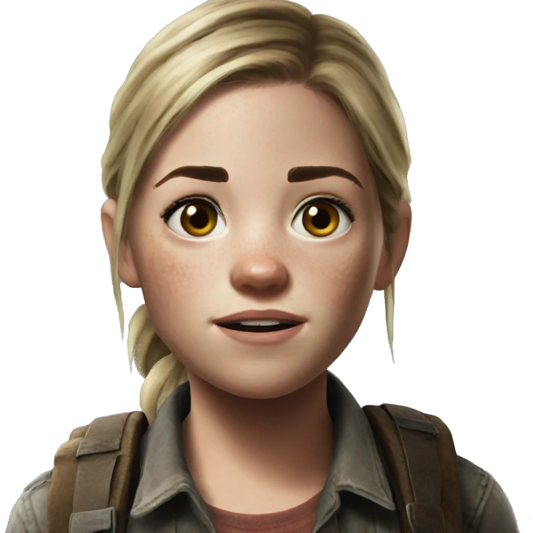 Ellie from the last of us  emoji