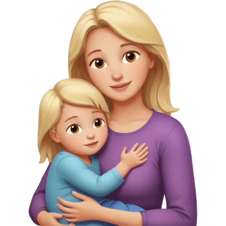 A loving mother holding her young child in her arms, warm natural light coming through a window, soft smile, emotional connection, candid moment, realistic photography, shallow depth of field, high resolution, warm tones
 emoji