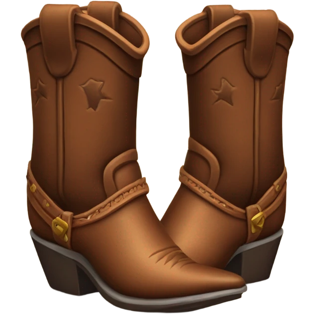 Cowboy boots emoji
