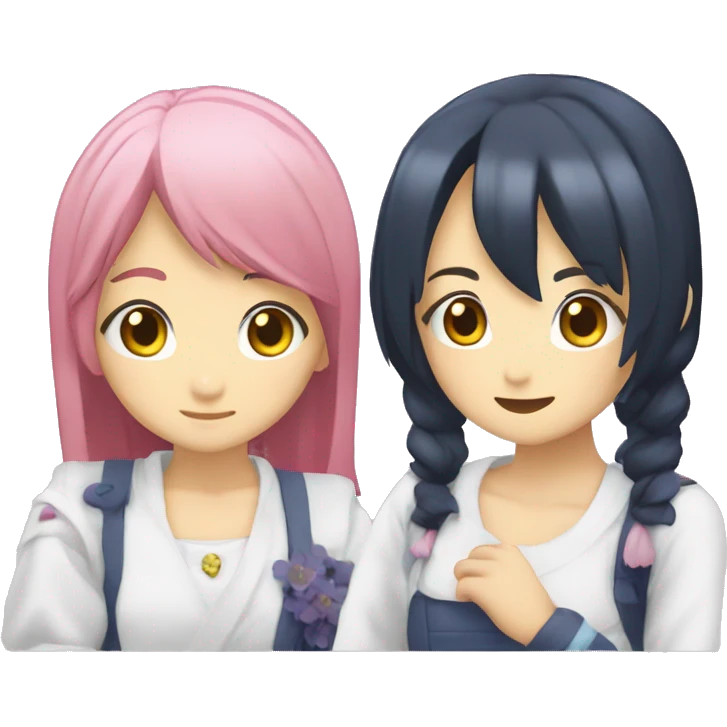 Kyoko sakura and sayaka miki emoji emoji