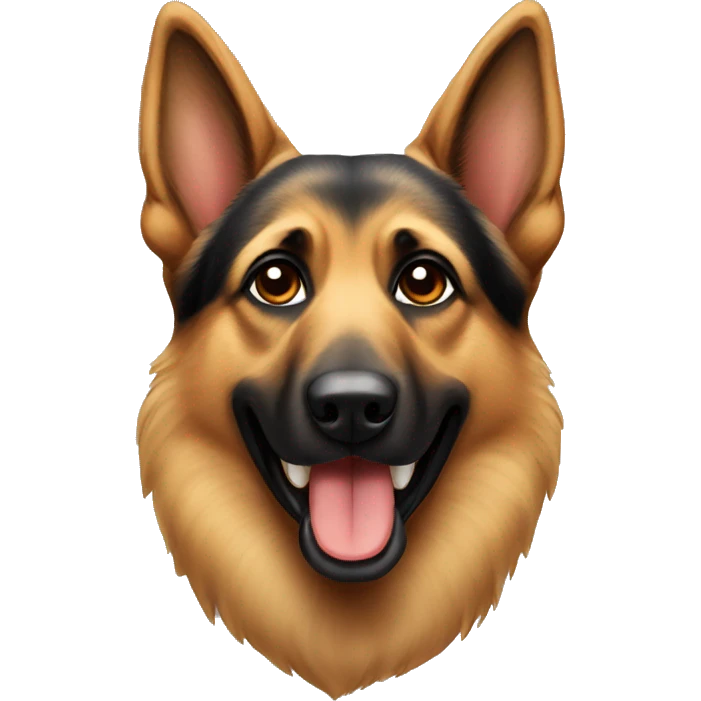 German shepard dog emoji