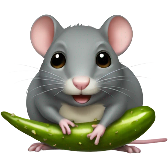 Pickle rat emoji