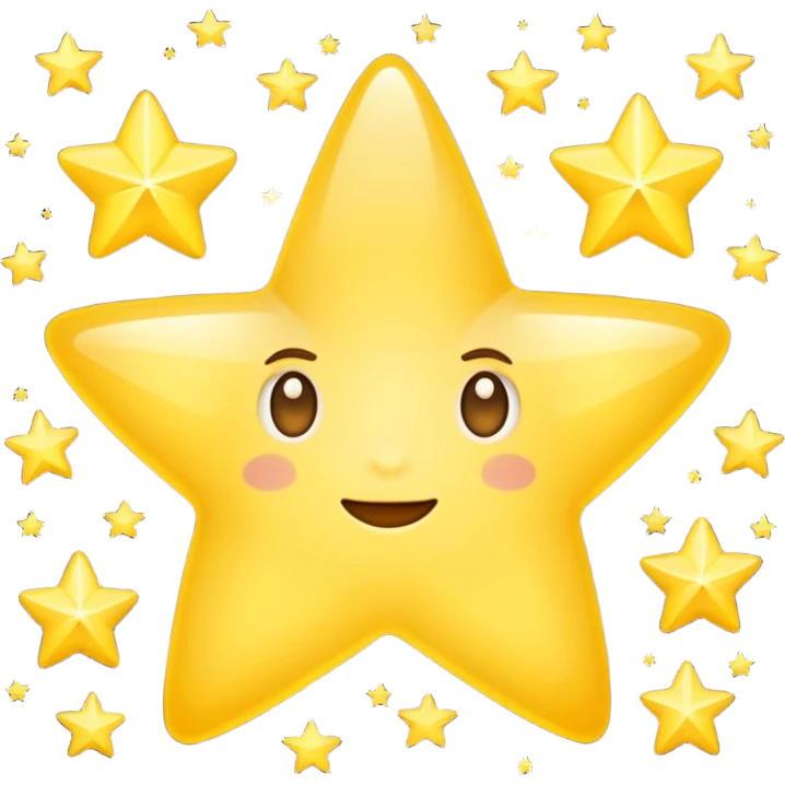 cute ones please stars  emoji