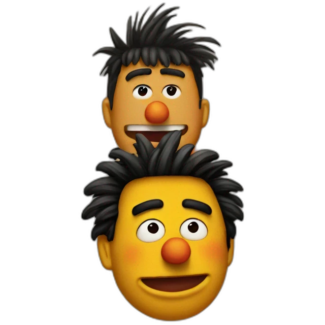 Bert and ernie emoji