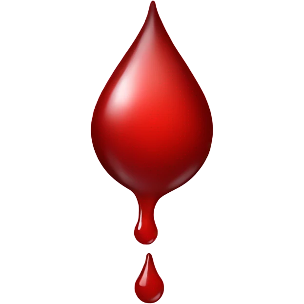 Blood drop emoji