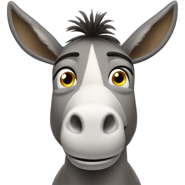 Donkey whit alcohol emoji