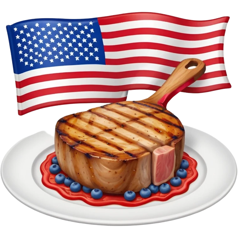 Pork chops Flag emoji