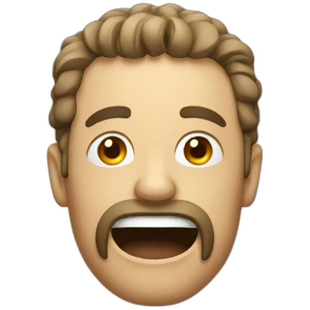 Drunk man emoji