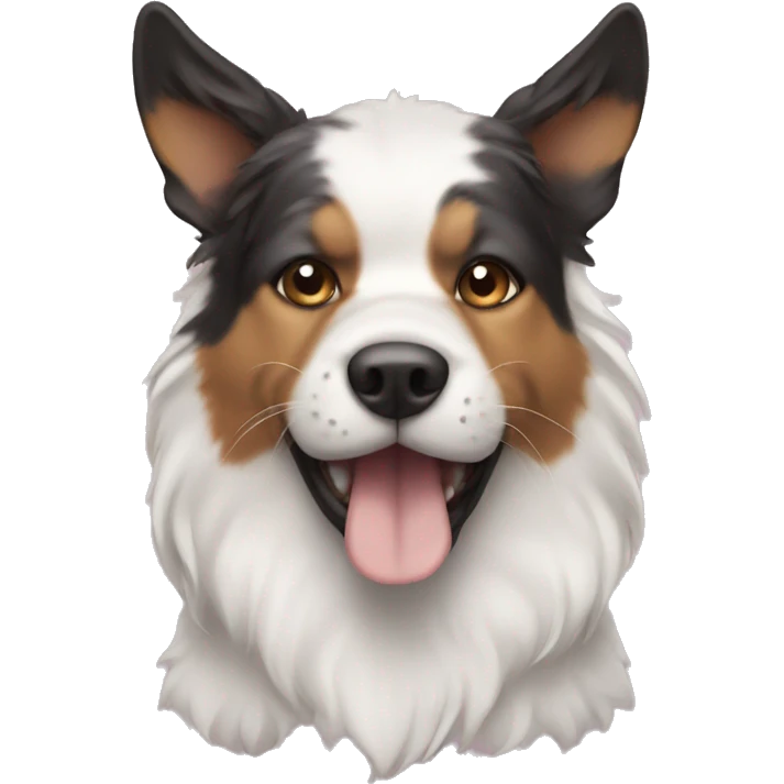 Dog with cat ears emoji