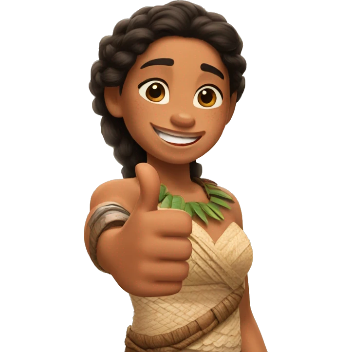 moana thumbs up emoji