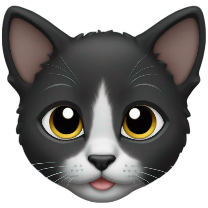 Black kitten emoji