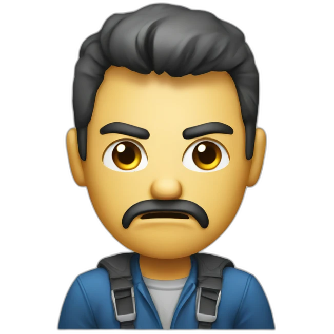 Angry PHP software developer emoji