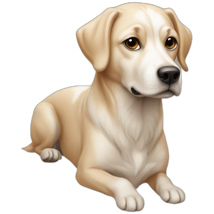 Chien et chameaux emoji