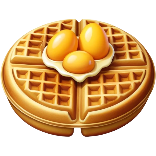 waffle as an easter egg emoji