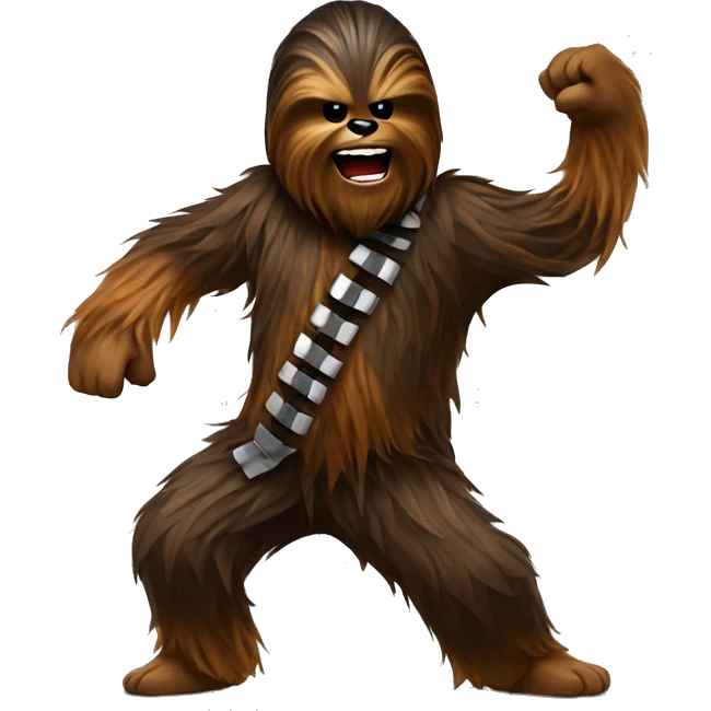 Chewbacca Dancing Breakdance emoji