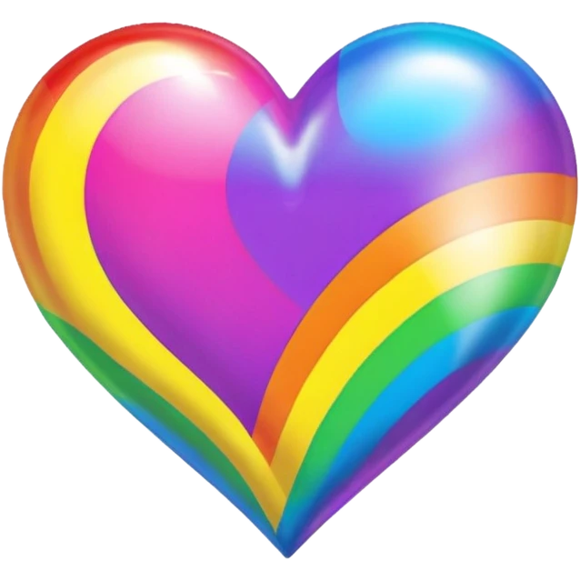 Lisa frank heart emoji