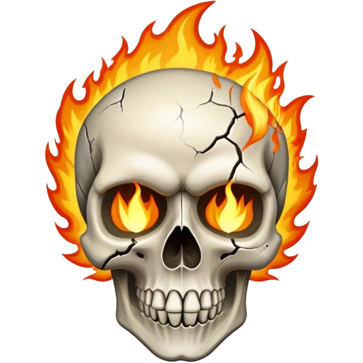 Patlayan kurukafa emoji