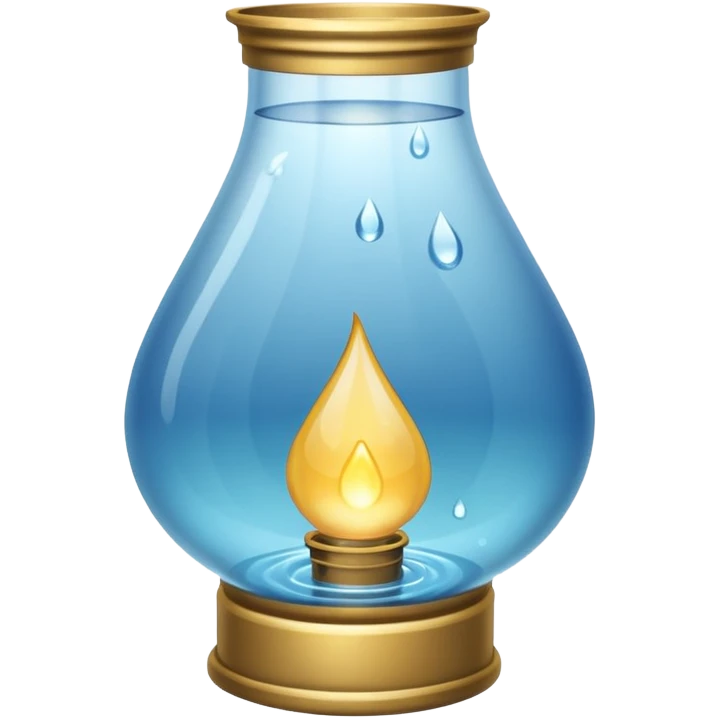 Water Lantern more water drop inside lantern emoji