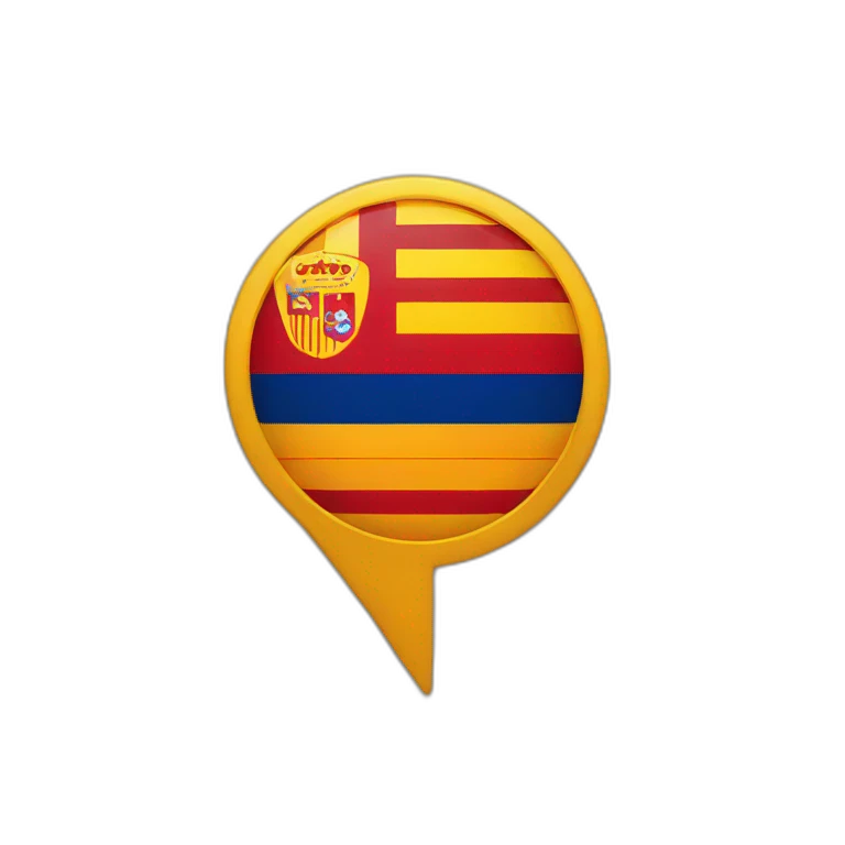 Actual catalán flag emoji