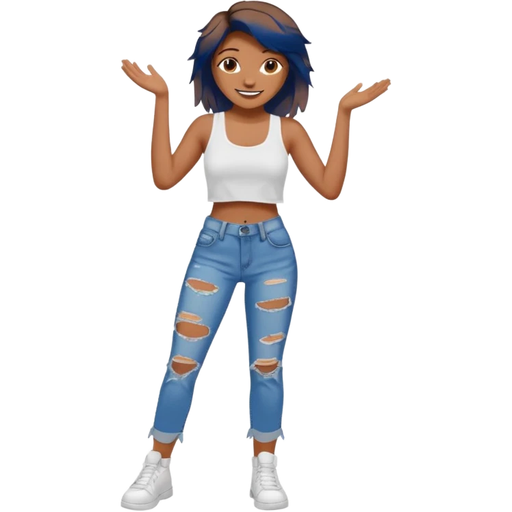 Embreigh Courtney looking ugly but also slaying it emoji