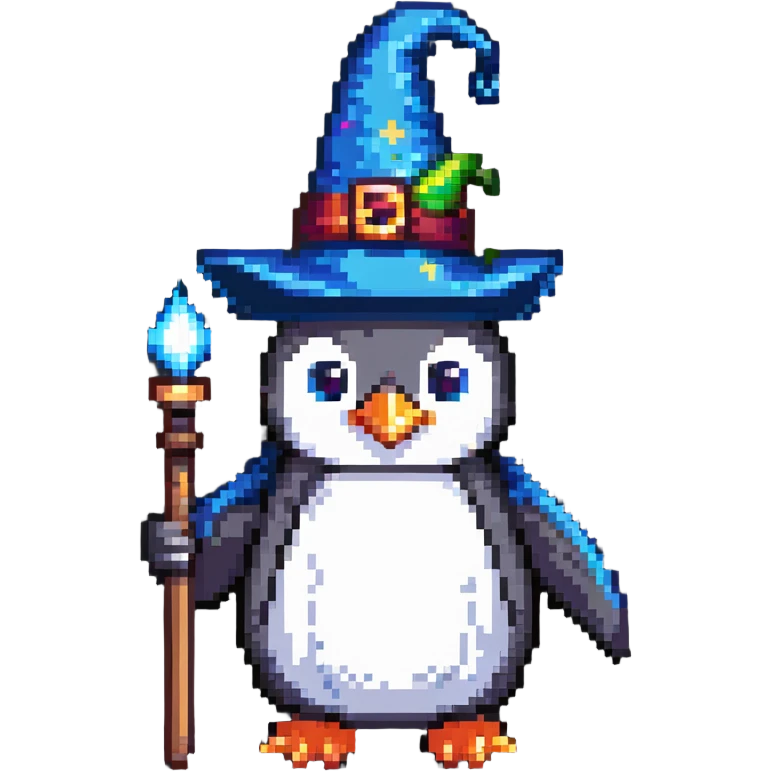 penguin wizard emoji