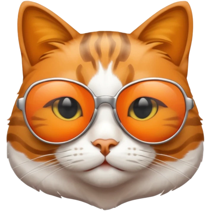 Cat wearing sunglasses emoji