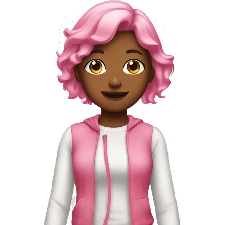 just a girl pink emojis emoji