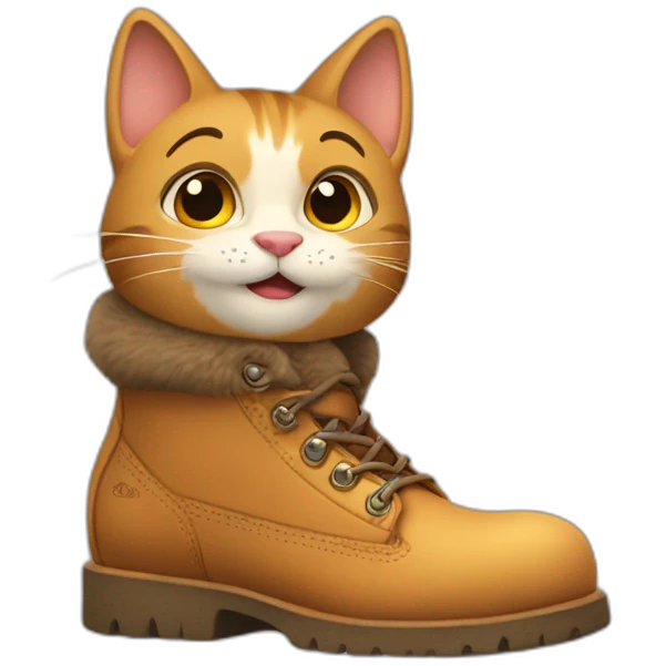 Gato con bota disney emoji