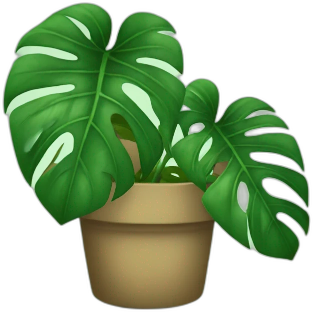 Monstera emoji