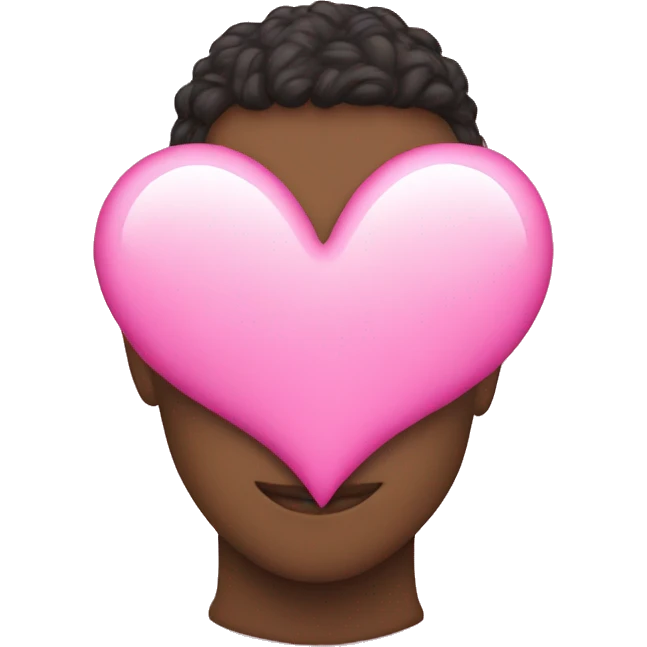 Heart pink emoji