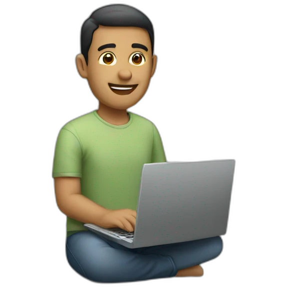 Man with laptop emoji