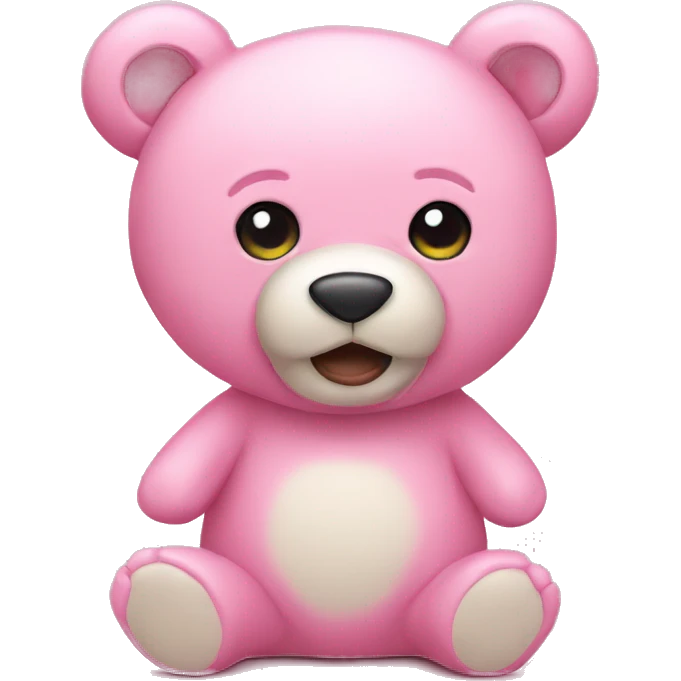 Pink teddy bear  emoji
