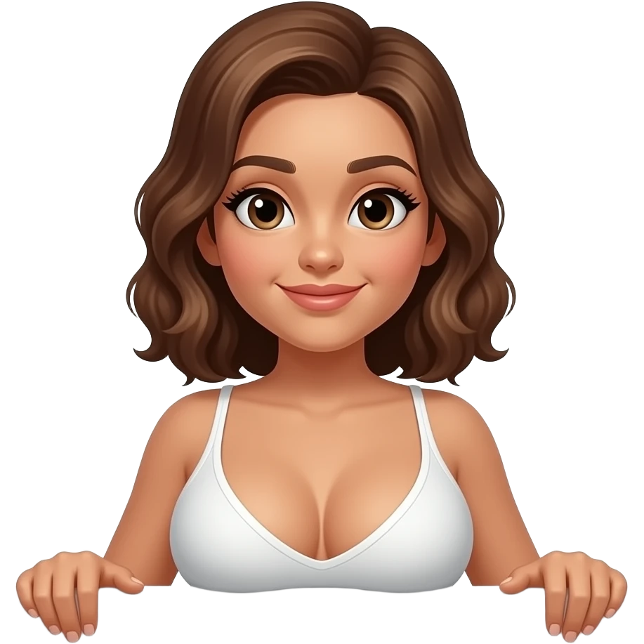 Bbl with hands behind the wall emoji