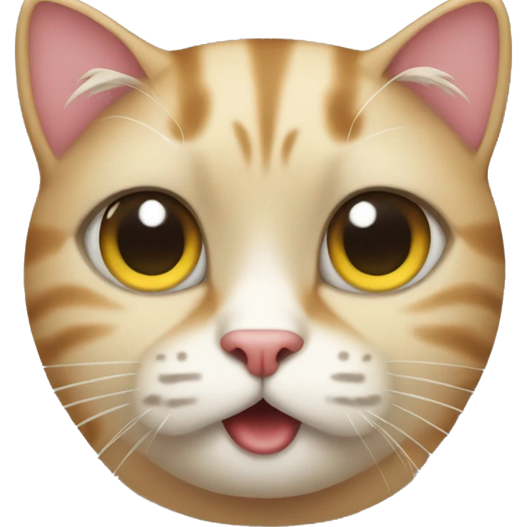 CAT with dumb down emoji