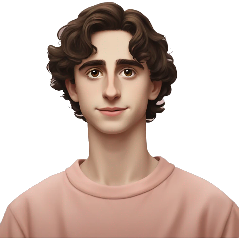 Single, simple, aesthetic timothee chalamet in call me by your name movie emoji