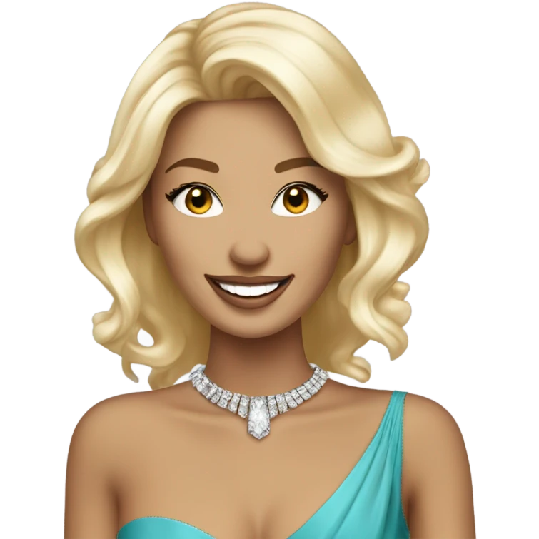 Super star blonde emoji