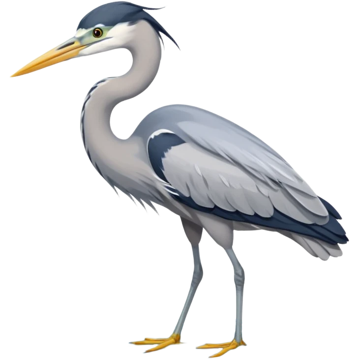  bird heron emoji