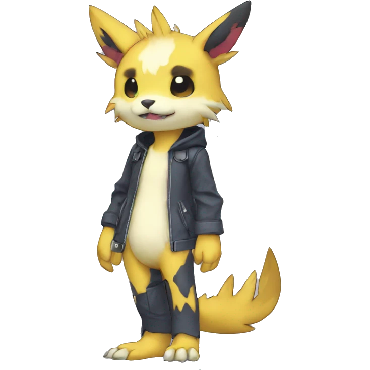  kawaii cool edgy Digimon-Fakemon-animal full body emoji