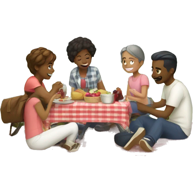 Picnic at the park emoji