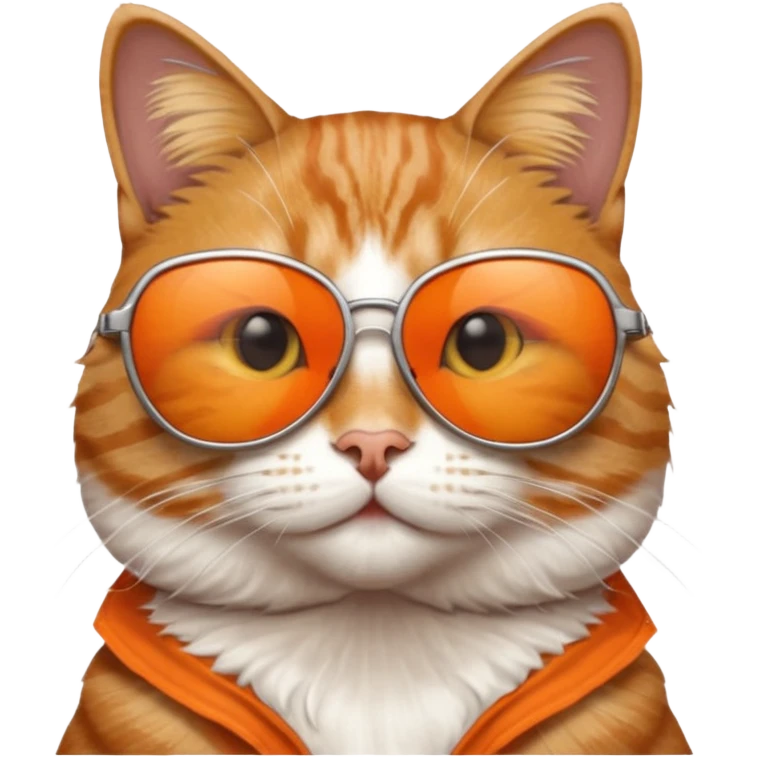 Cat wearing sunglasses emoji
