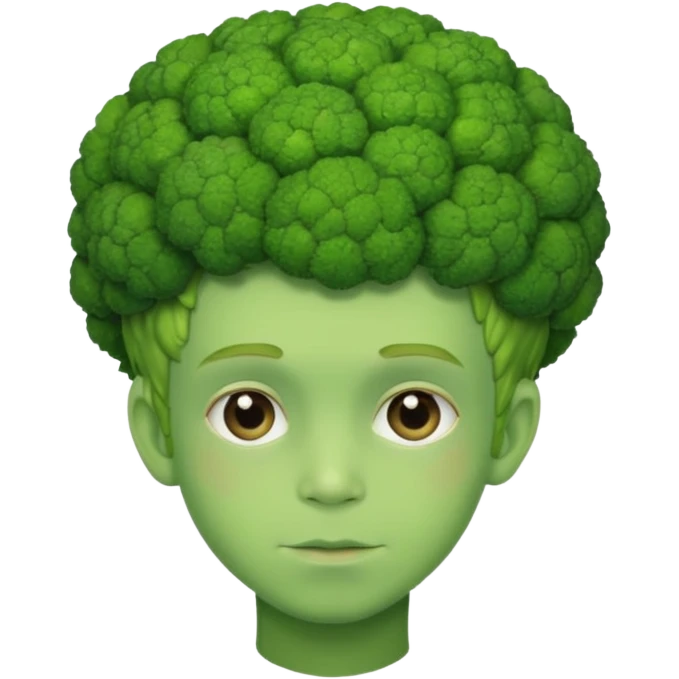 green boy with broccoli hair emoji