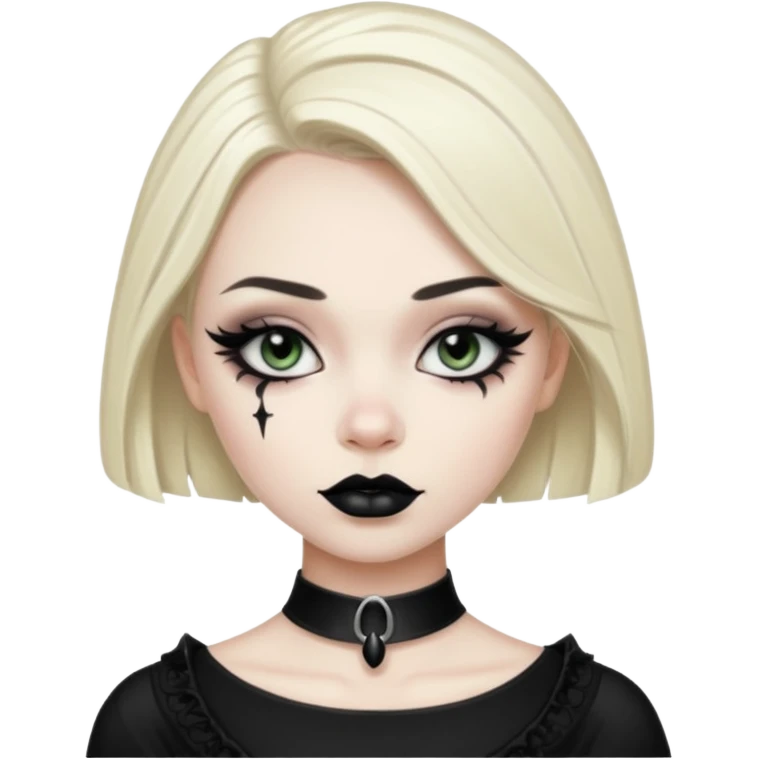 Gothic babe emoji