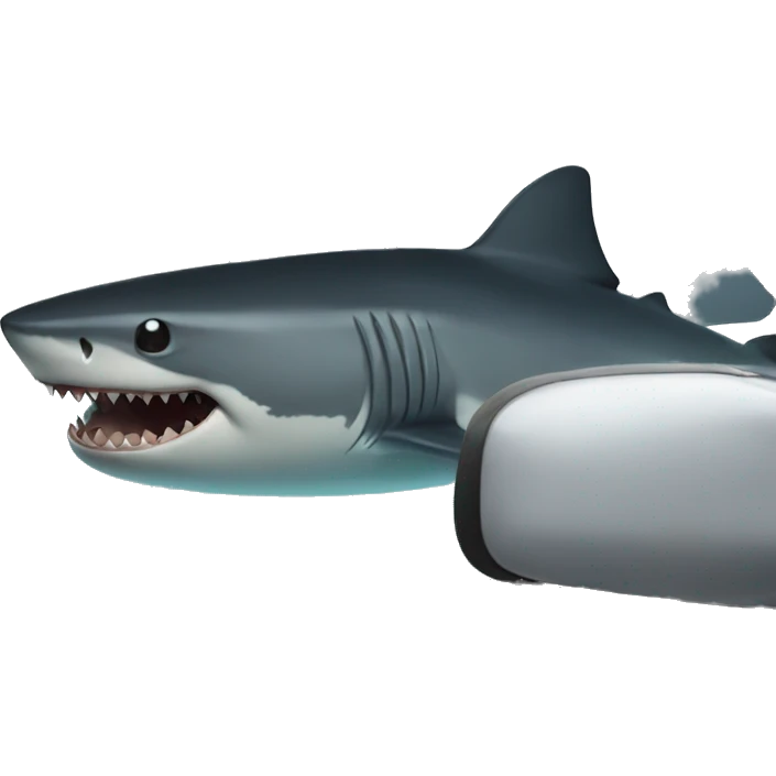 shark in a car emoji