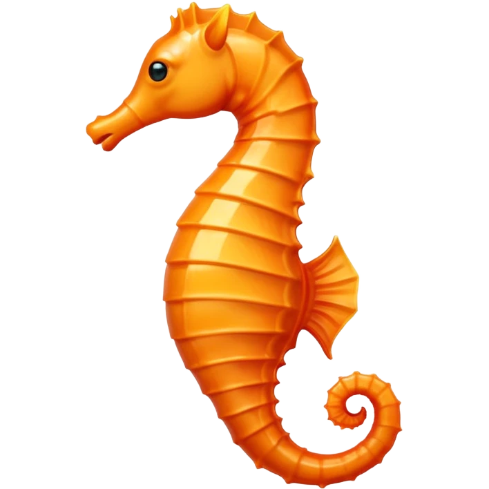 Orange seahorse emoji